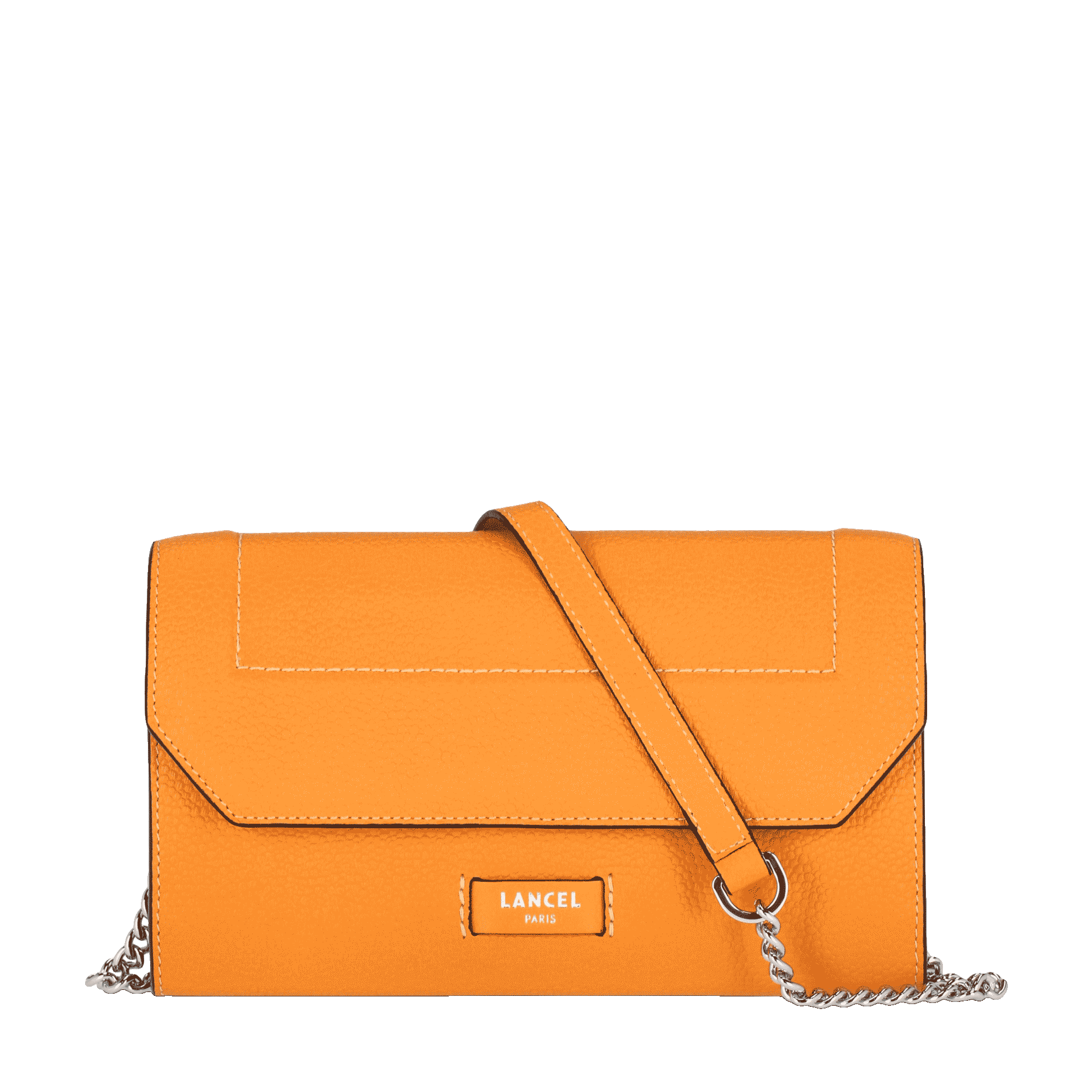 Portefeuille chaîne Ninon de Lancel-Mandarine