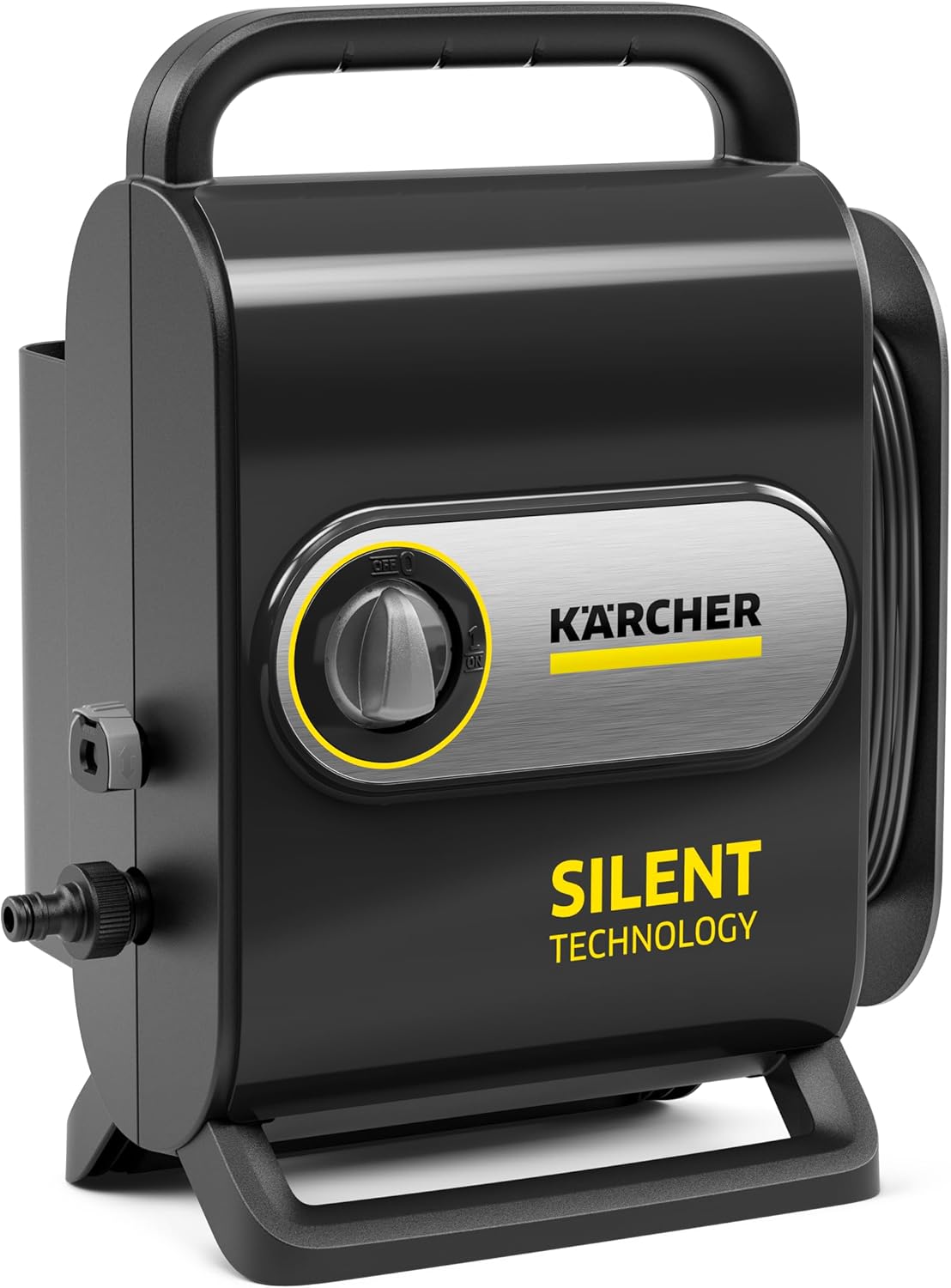 Kärcher Hochdruckreiniger K Silent Anniversary Edition, Druck: max. 130 bar, Fördermenge max 420 l/h, extrem leise, mit eco!Booster für effiziente Reinigung, schwarz