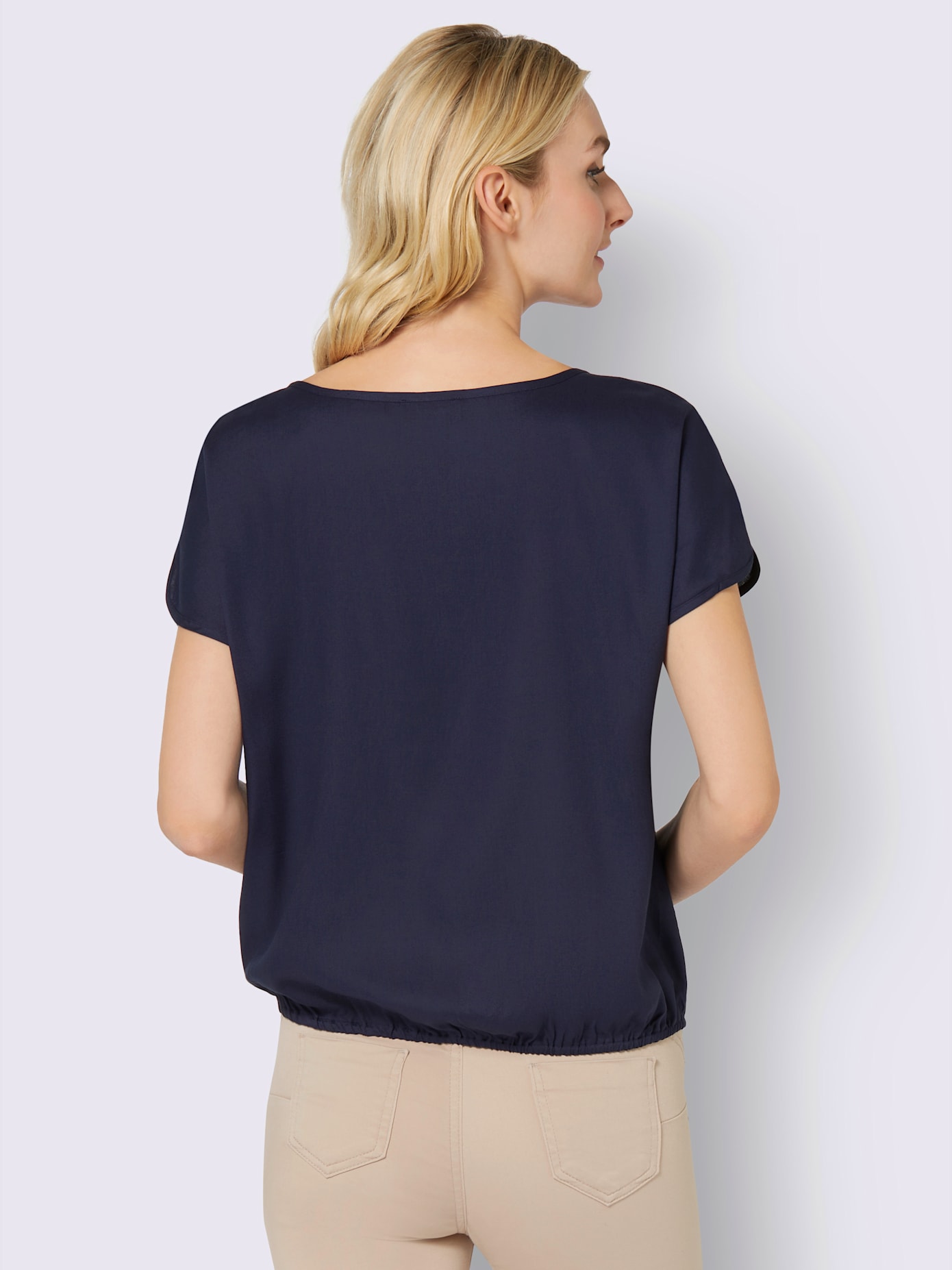 Chemisier à manches courtes pure viscose