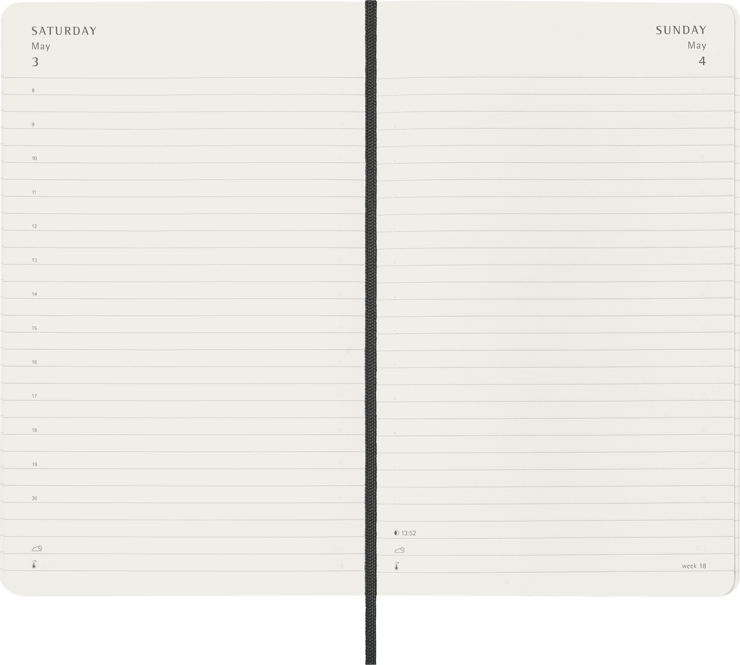 Classic Planner 2024/2025 Large Daily, soft cover, 18 months