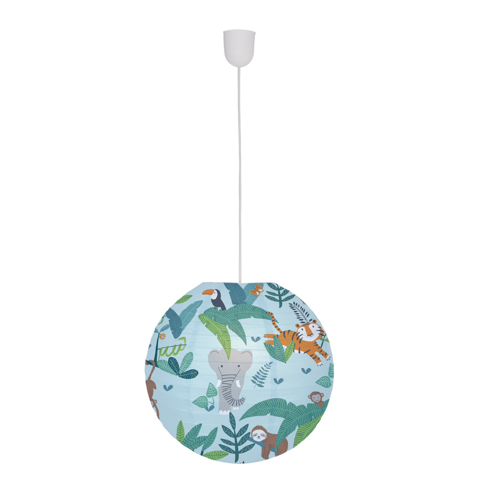 Japanballon Dschungeltiere - bunt - Ø 40 cm
