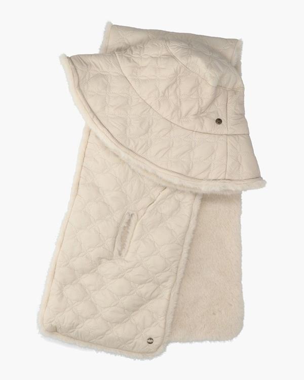 House Of Ord Frosty Bucket & Scarf Beige