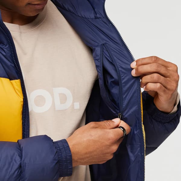 Doudoune ski COTOPAXI SOLAZO DOWN HOODED JKT MARITIME/AMBER
