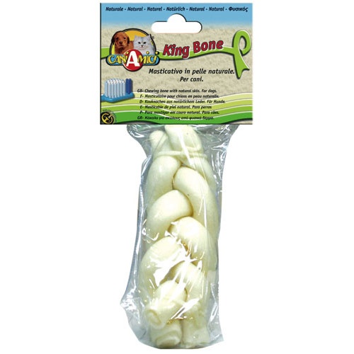 Osso trançado natural Croci King para cães