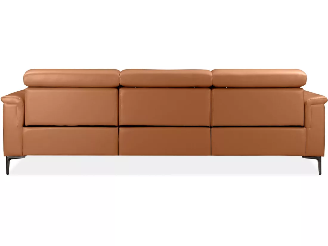 Lund 3S 1 fauteuil inclinable L Électrique Cognac