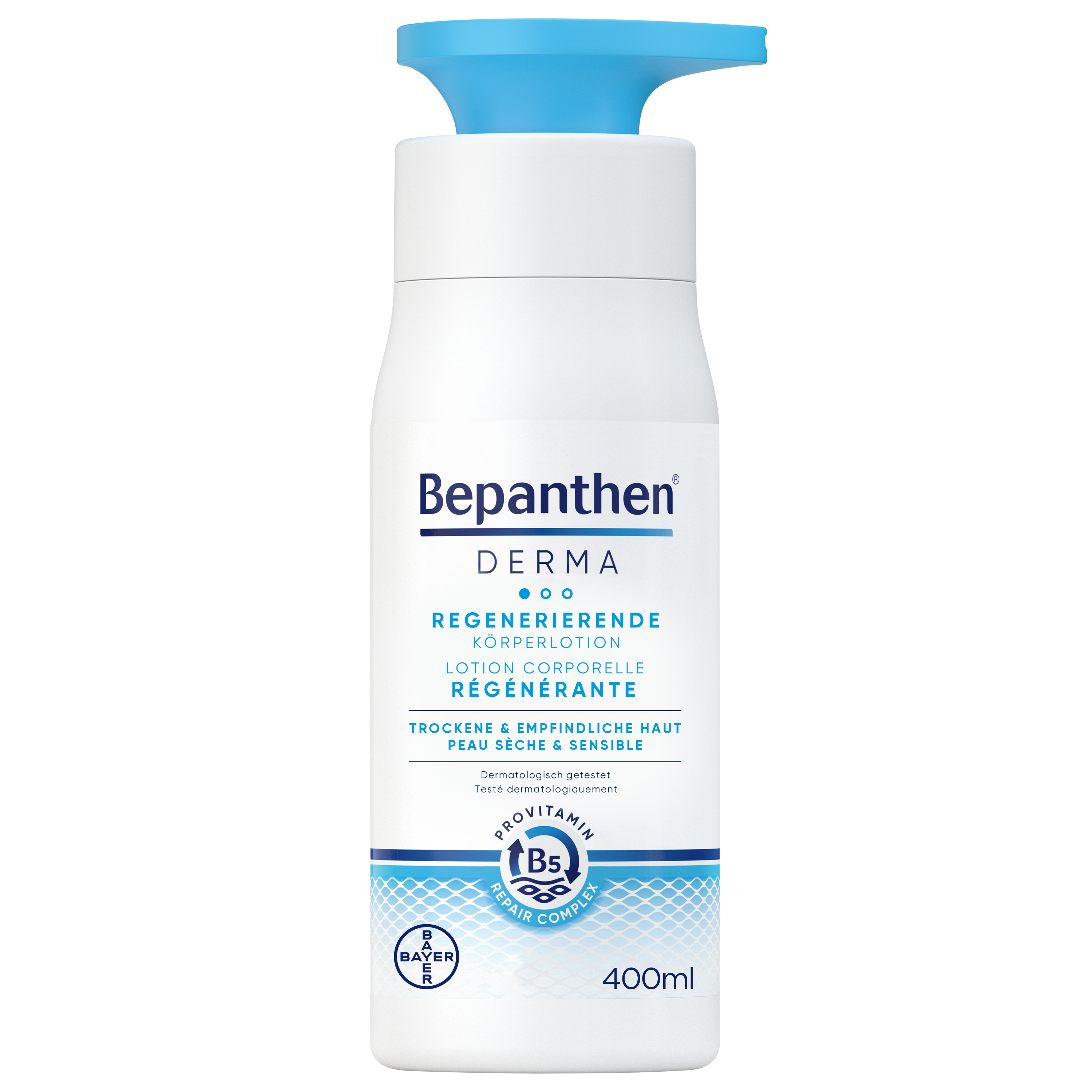 BEPANTHEN DERMA Körperlotion<br>400 ml, Dispenser, Lotion, regenerierend