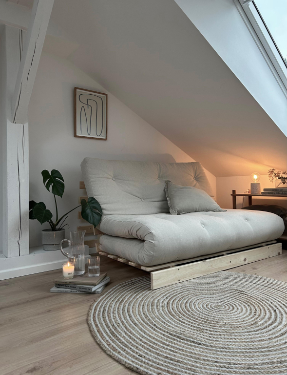 Karup Design Roots slaapbank 140 naturel, Beige