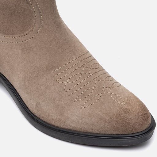 Aqa Cowboylaarzen taupe Suede