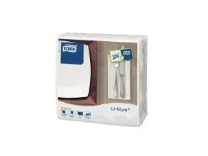 Serviet Tork Linstyle 39x39 cm 1/8-fold Hvid,12 pk x 50 stk/krt