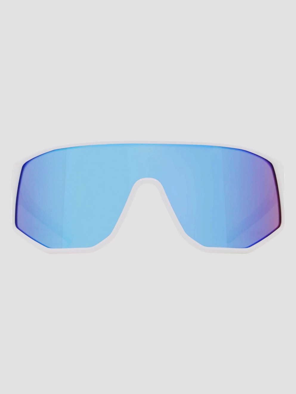 Red Bull SPECT Eyewear DASH-005 White Sunglasses smoke with blue mirror