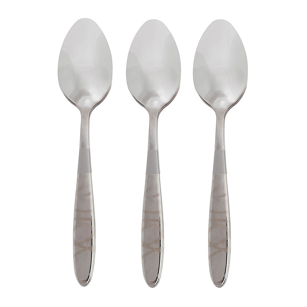Lot de 3 cuillères à café RIO inox