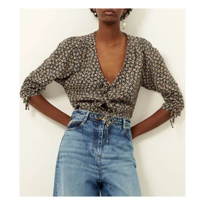 Sessùn Blouse Lazna | Bleu marine