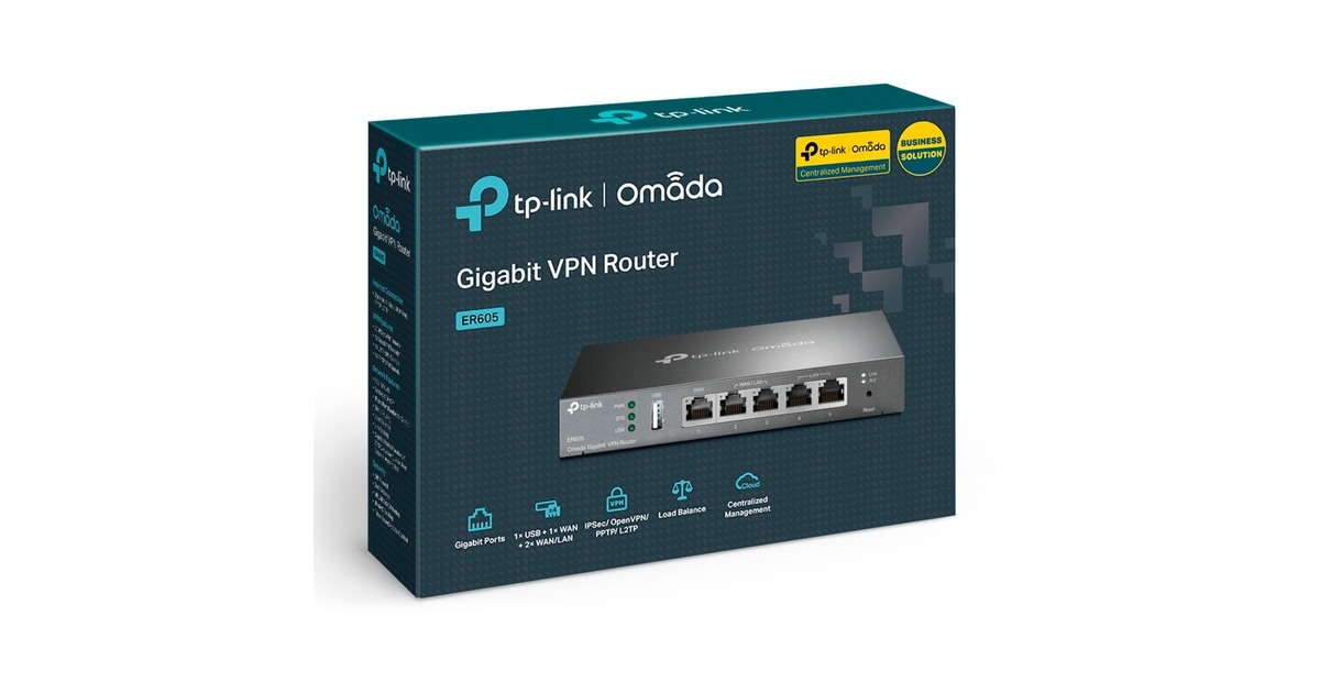 TP-LinkER605 (TL-R605) Omada Gigabit VPN router