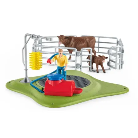 Schleich® 42529 FARM WORLD Kuh Waschstation