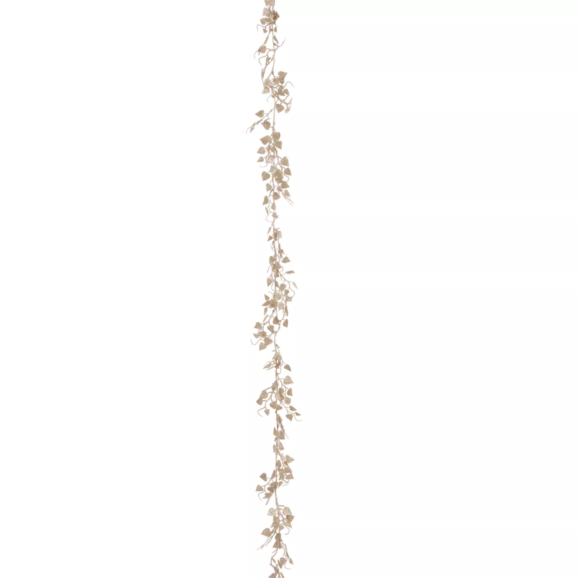 Guirlande de feuille (180 cm) Féerie de Noël Or pailleté
