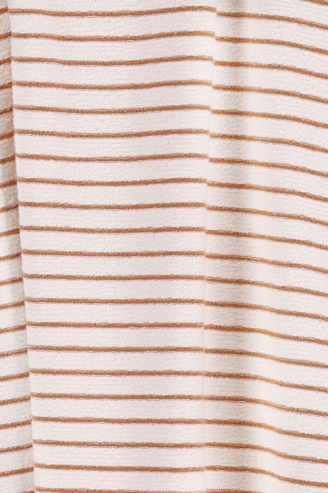 Wit T-shirt met lichtbruine strepen