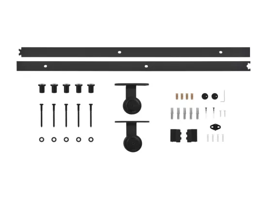 Porte coulissante et kit de quincaillerie 70x210 cm pin massif
