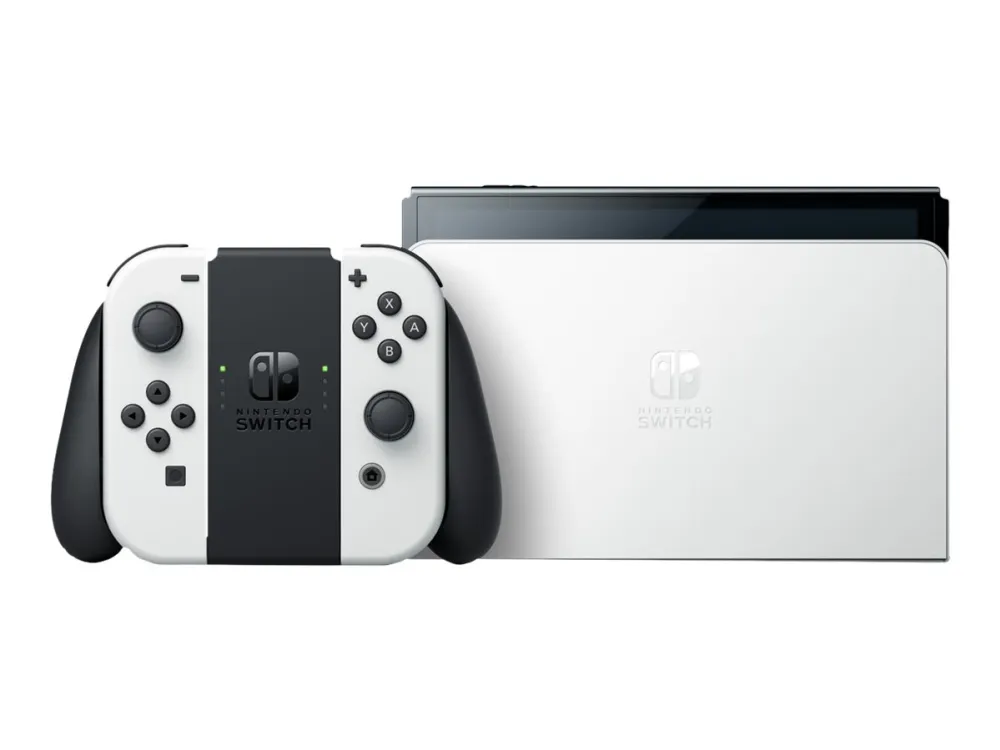 Nintendo Switch OLED - Spilkonsol - 1080p (Full HD) - hvid