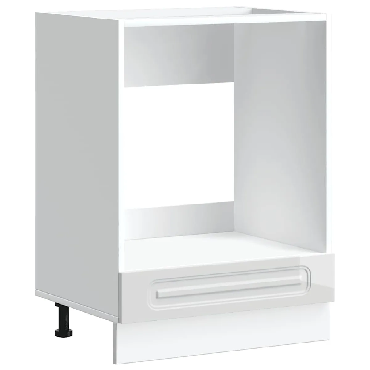 vidaXL Armoire à four Kalmar - Blanc brillant