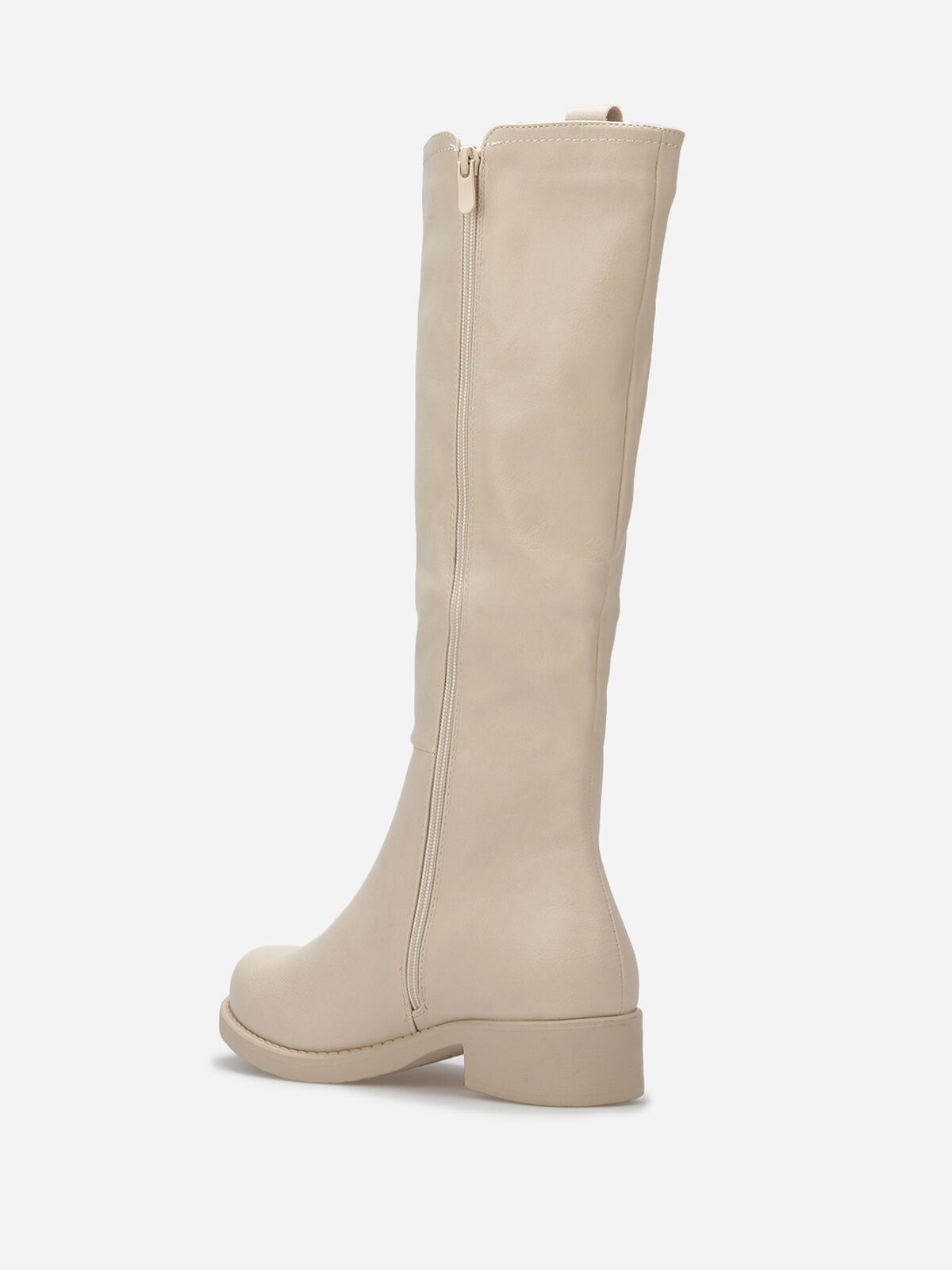 Bottes Chelsea style cavalières- Beige