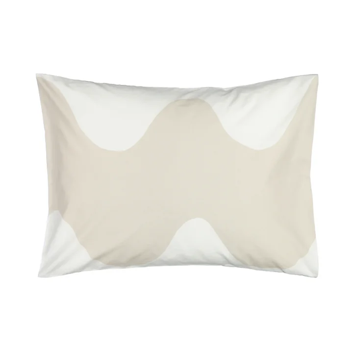 Marimekko - Lokki Deckenbezug 140 x 200 cm, weiss / beige
