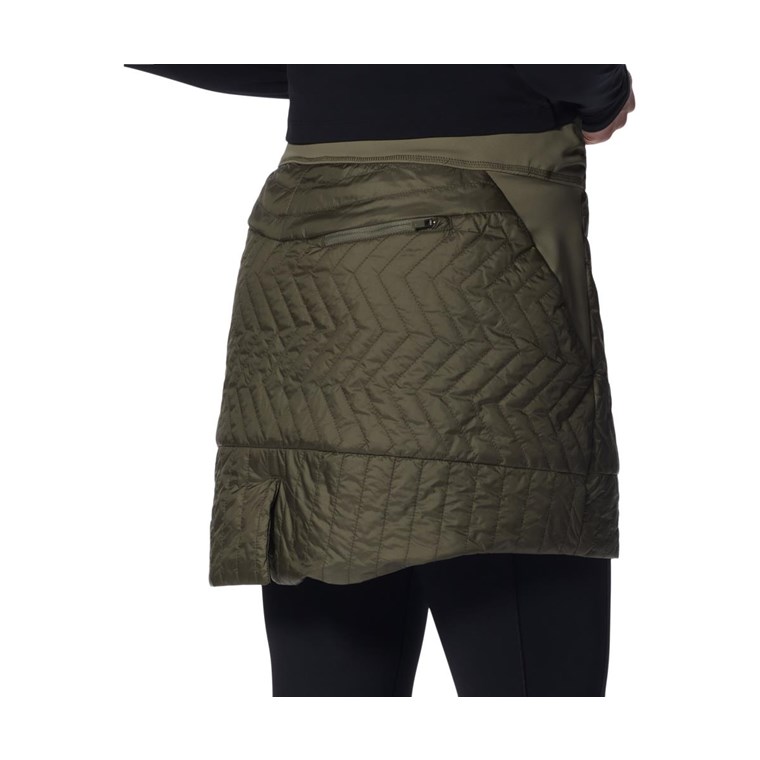 Mountain Hardwear Trekkin Insulated Mini Skirt Women Stone Green