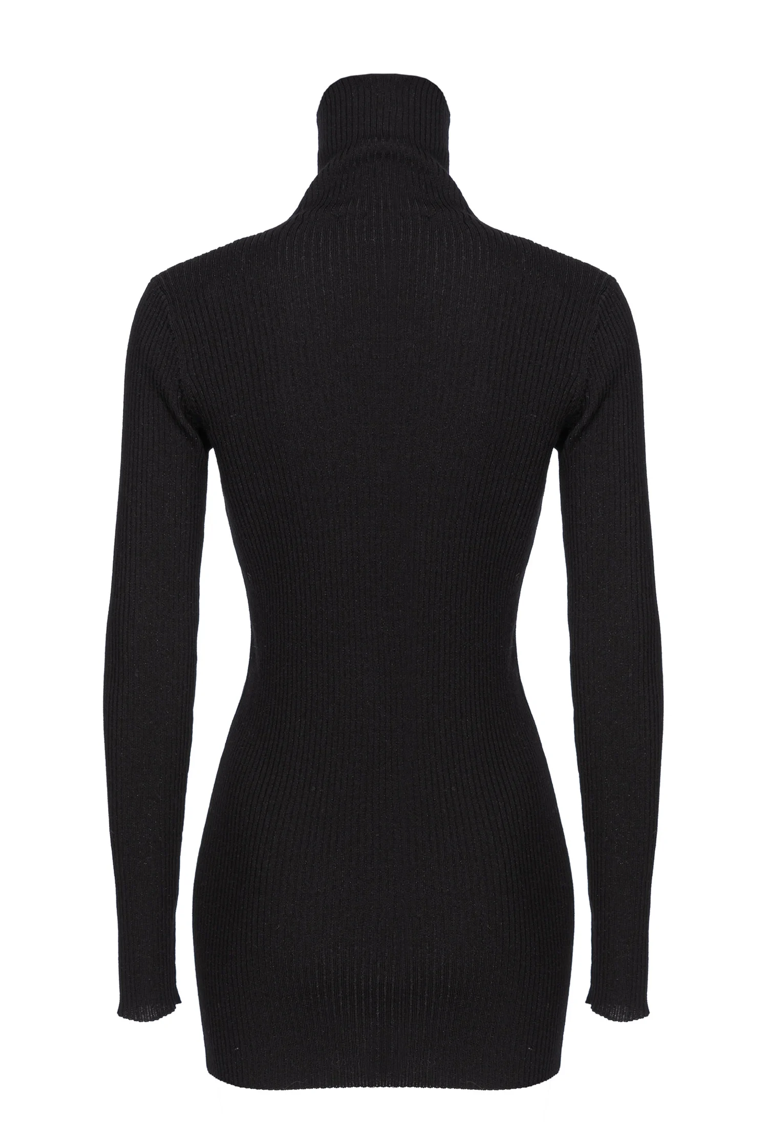 Pull à col roulé à logo | Noir