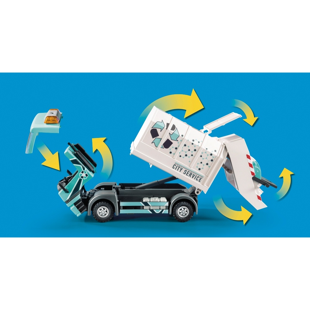 Playmobil City Life 70885 Müllwagen mit Blinklicht