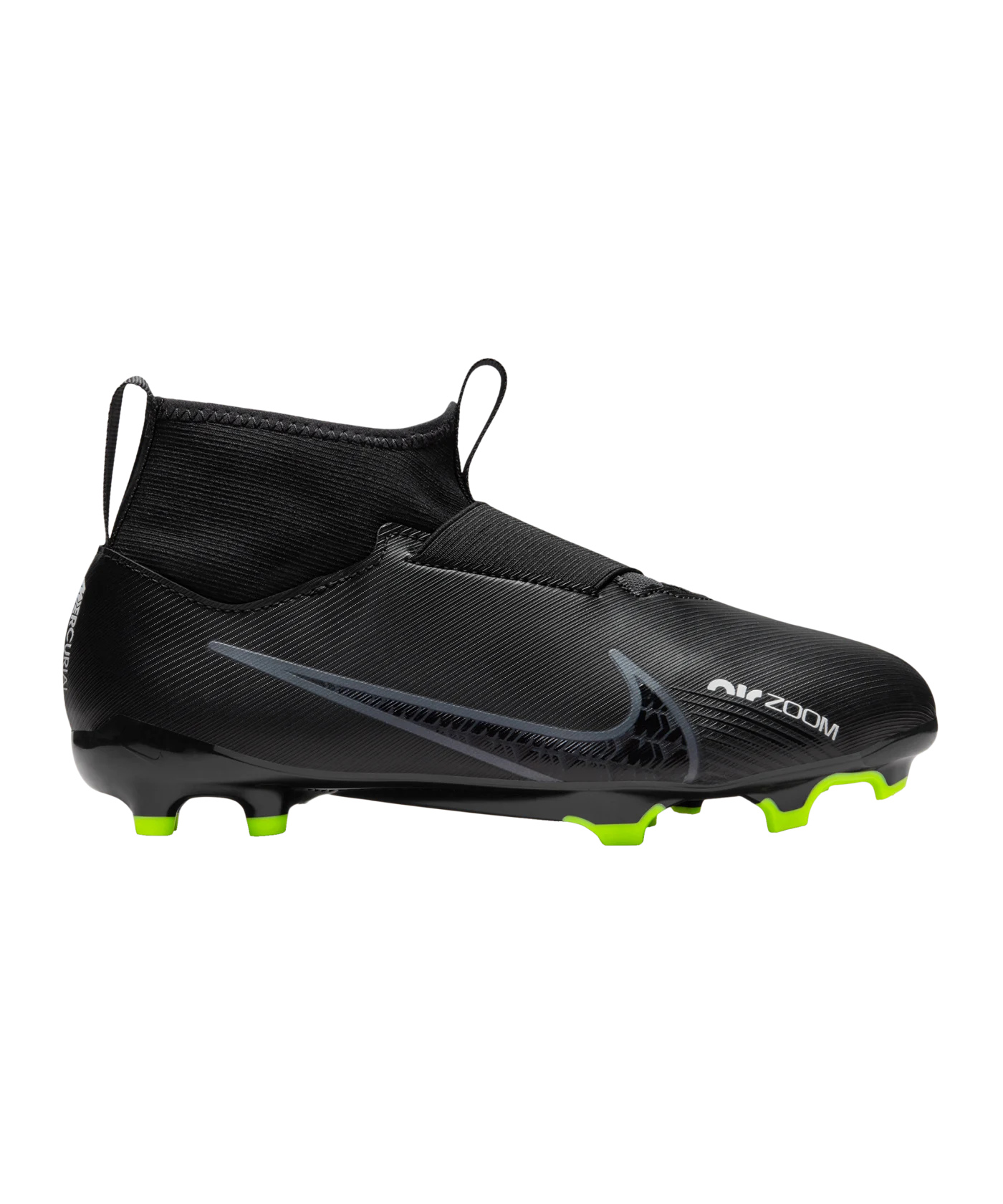 Nike Jr Air Zoom Mercurial Superfly IX Shadow Academy FG/MG Kids Schwarz F001