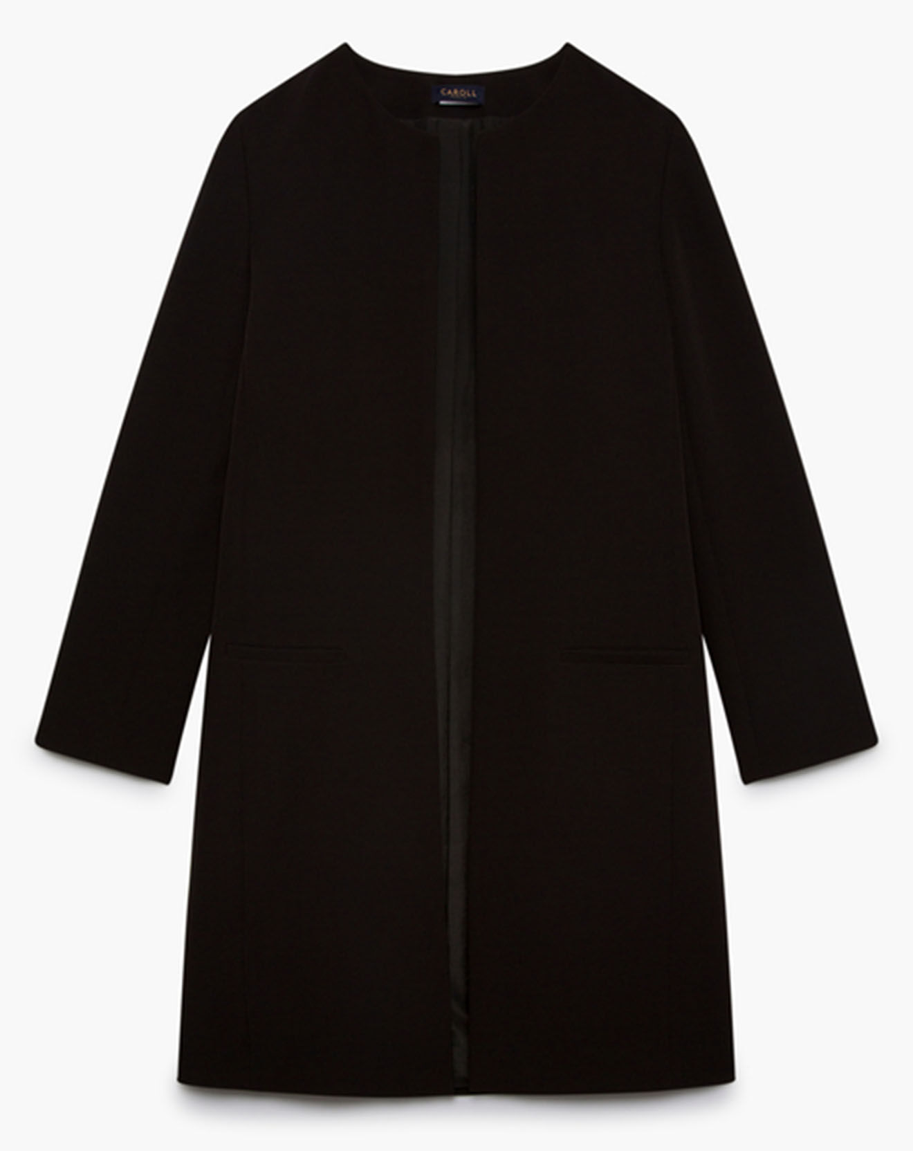 Caroll Manteau Scotty B noir