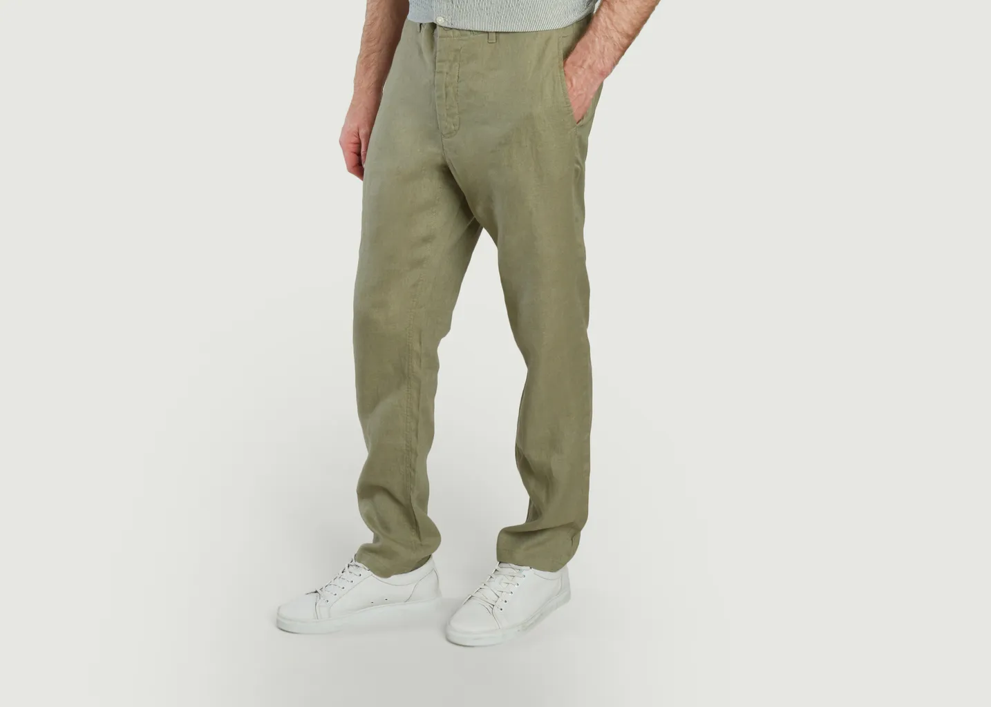 Pantalon Relaxed Fit En Lin Gant