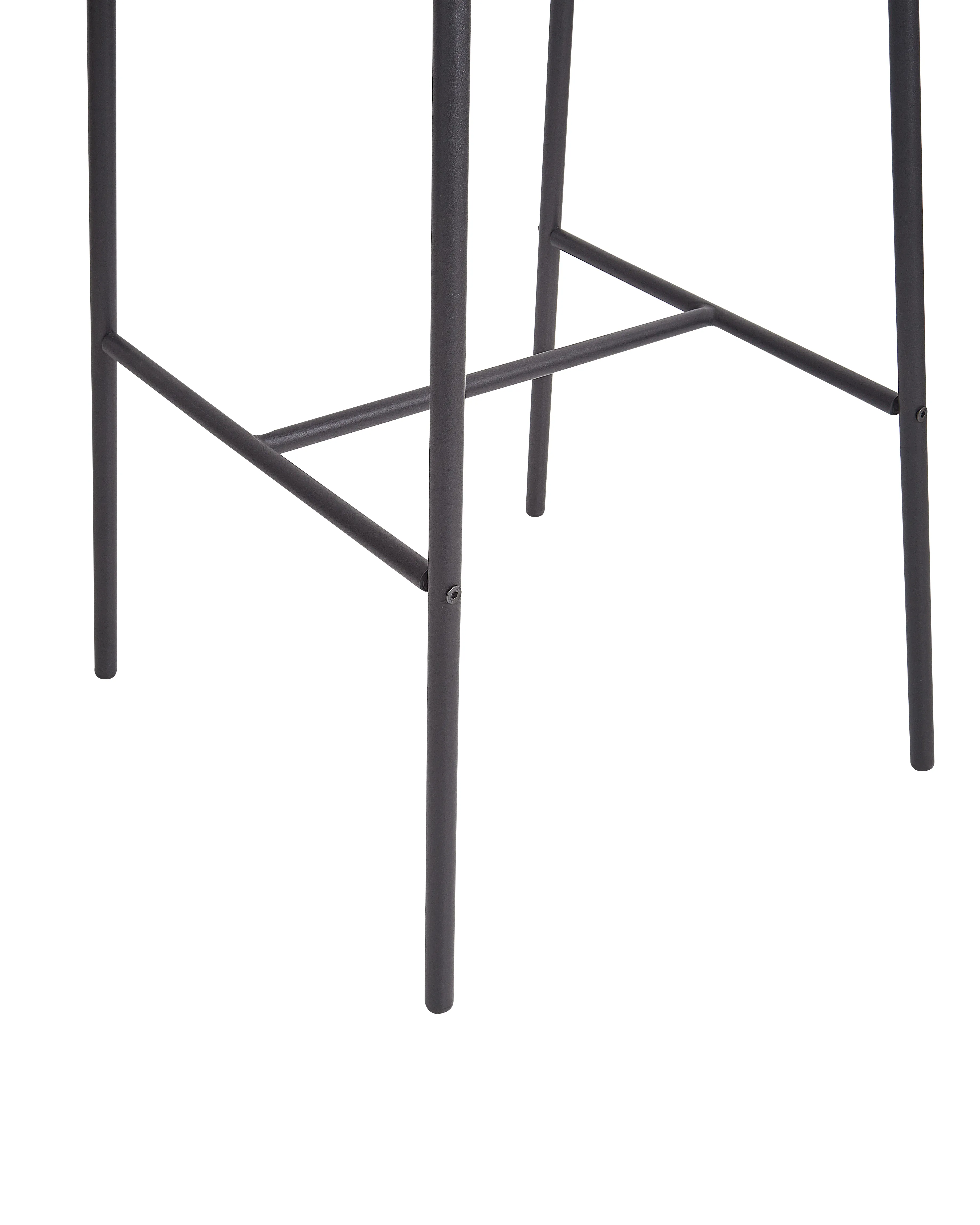 Set van 2 barstoelen KIANA Kunstleer Bruin