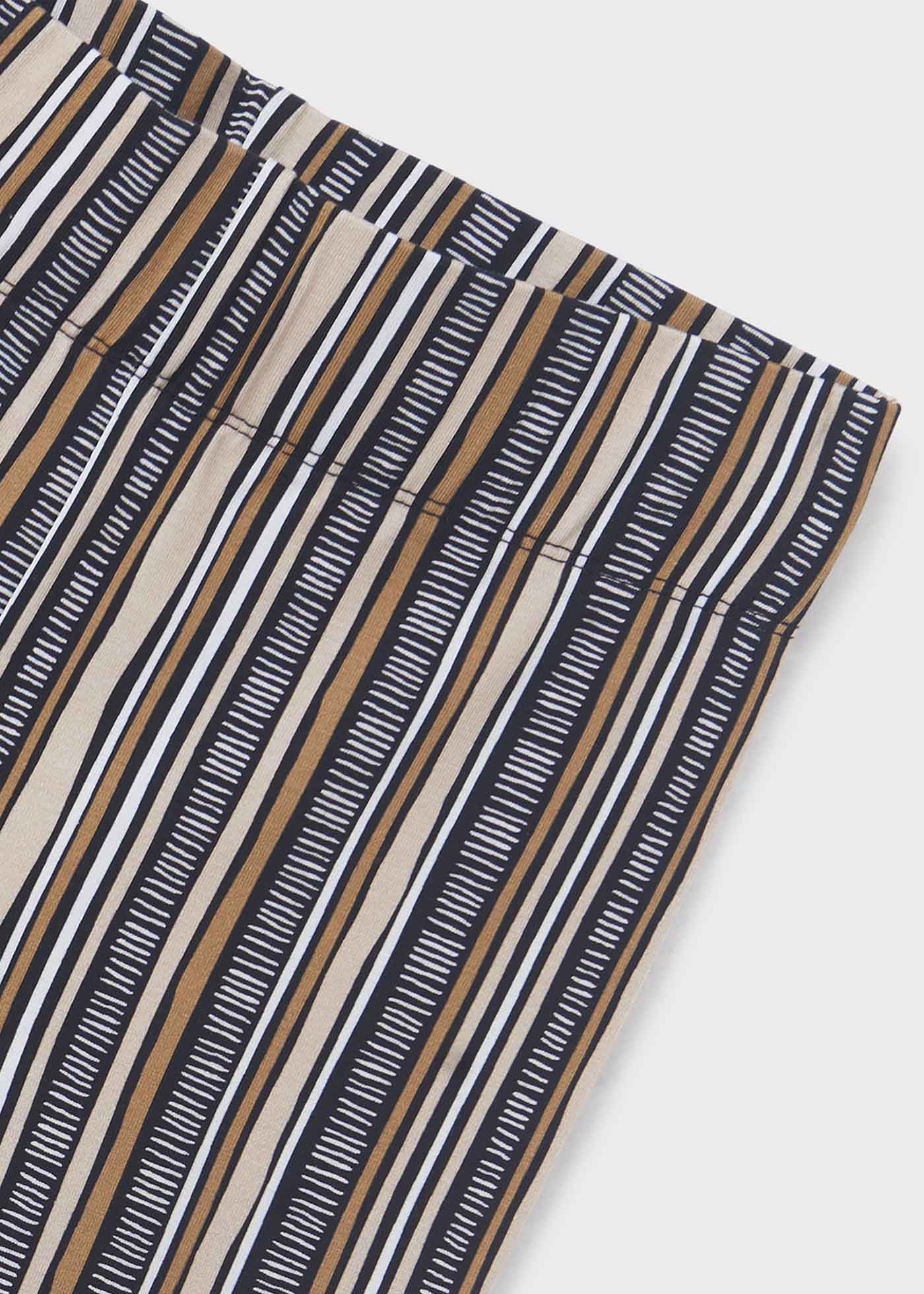 Conjunto de duas peças com leggings de algodão sustentável para meninas