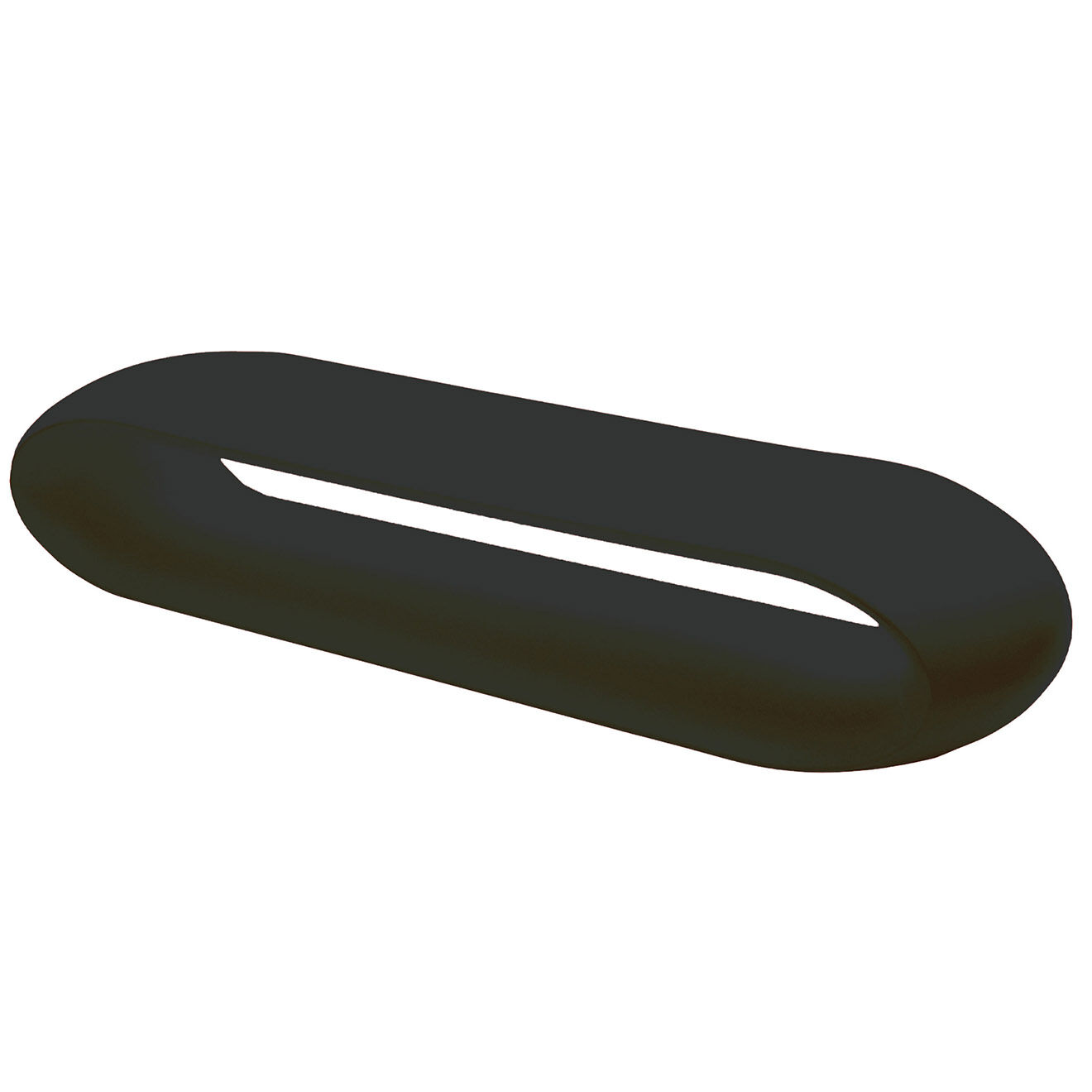 Serralunga Banc Boucle Design par Christophe Pillet anthracite - 50x40x180 cm