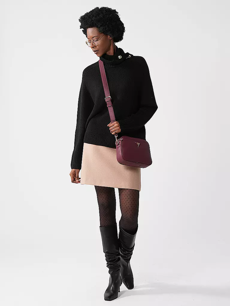 GUESS Tasche - Umhängetasche MERIDIAN dunkelrot