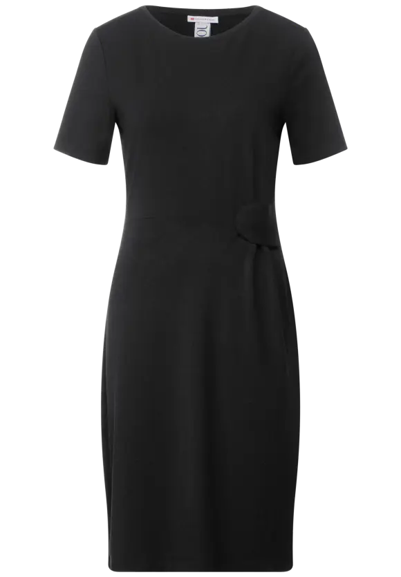 Kleid mit Knotendetail - Black