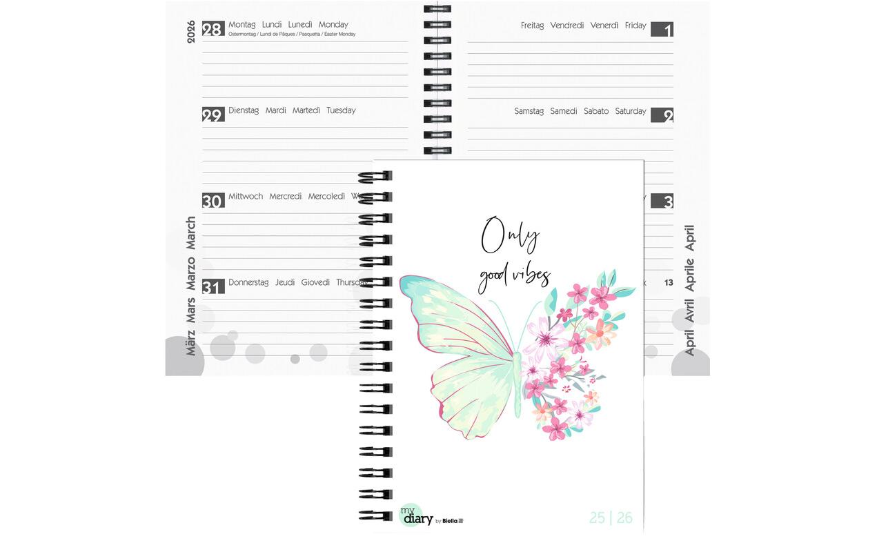 Schüleragenda Mydiary Style 25/26 FSC, 3½T/1S, 14.5x 0.5 cmModerner Terminplaner für Jugendliche