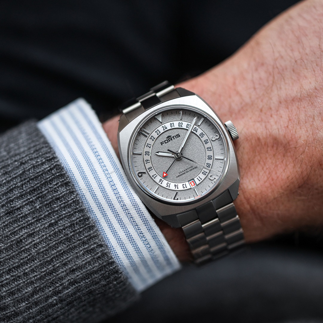 Fortis Vagabond V-40 GMT Stormy Gray