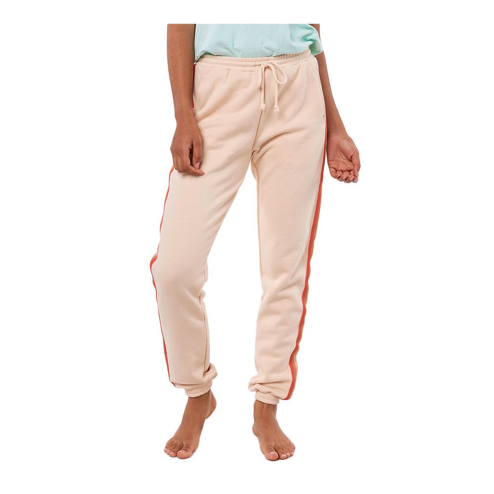 Rip Curl STRIPED - Jogging Femme off white