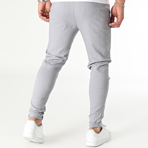Pantalon Chino Slim Gris