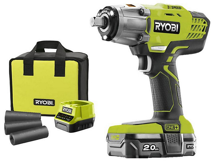 Boulonneuse sans fil à choc sans fil Ryobi ONE+ R18IW3-120S 18V - 2Ah
