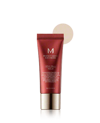 Missha M Perfect Cover B.B Cream 21 Light Beige 20ml