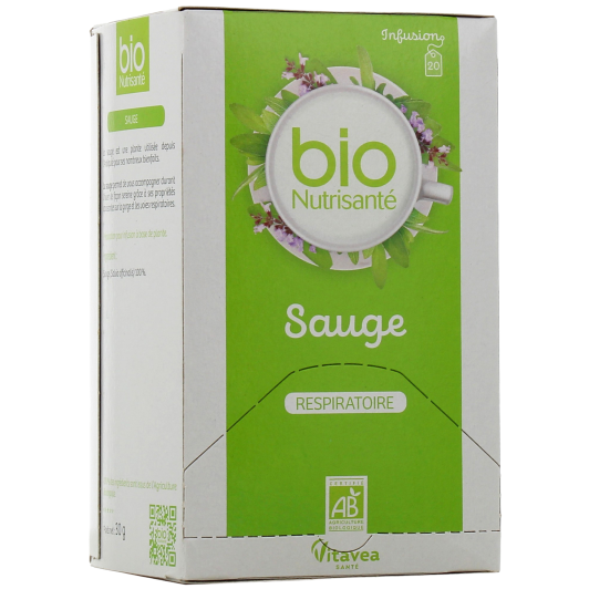 Nutrisanté Infusion Sauge Respiratoire Bio