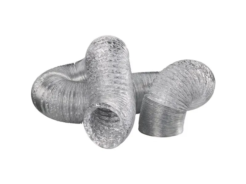 Wallair N55878 Fleksibelt ventilationsrør Aluminium (Ø x L) 10.2 cm x 10 m Sølv