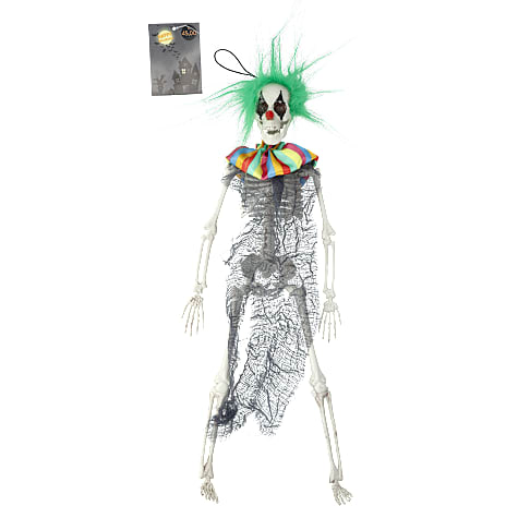 Halloween skelet med tøj 40 cm - flere varianter - assorteret