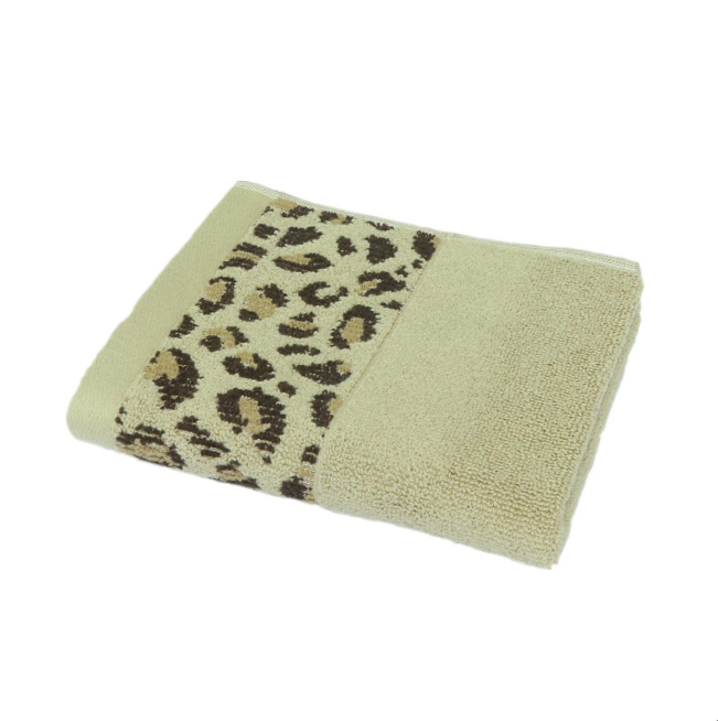 Accessoires Jaguar toilettas, slippers en handdoeken Gastendoekje Jaguar rand (set van 4)