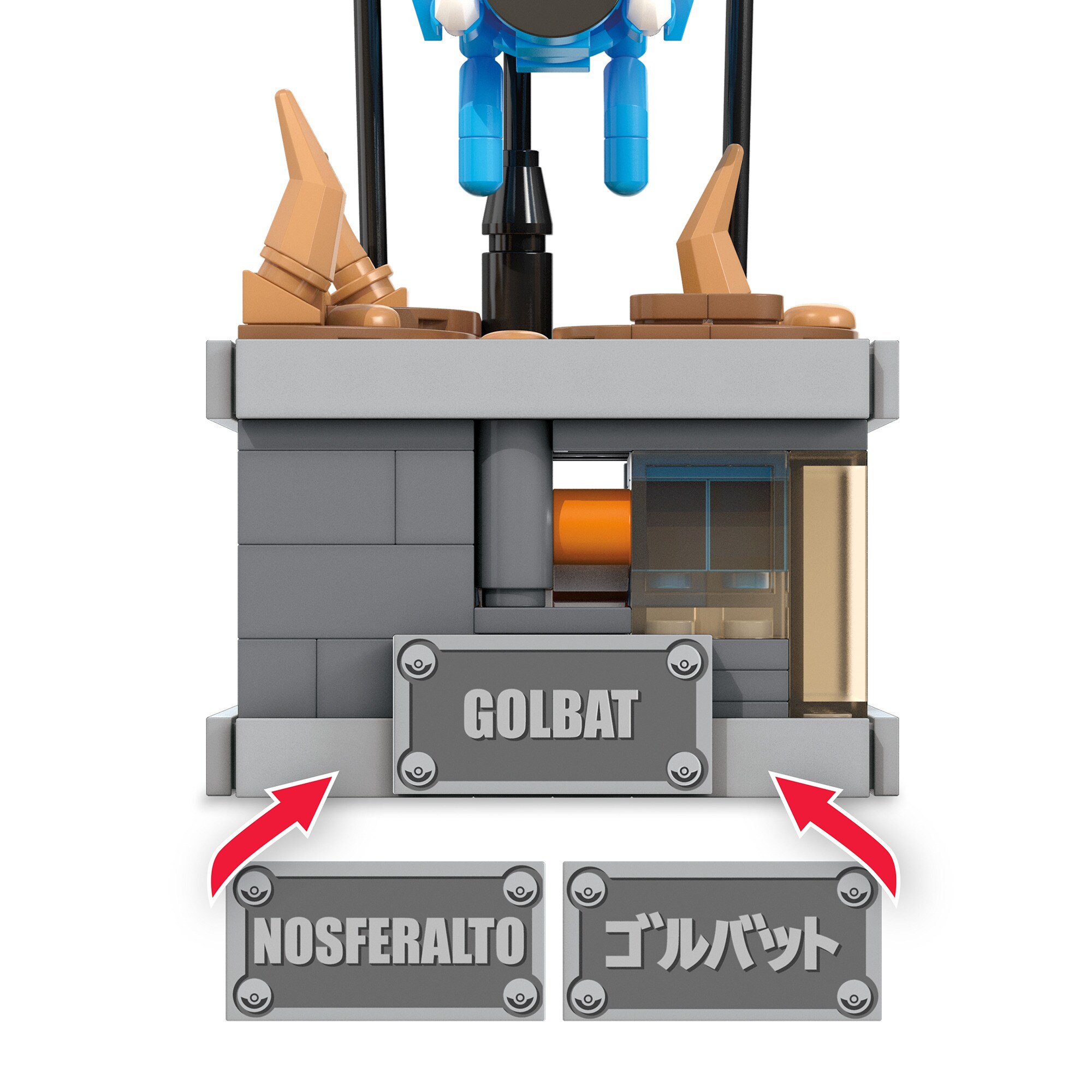Mattel Konstruktionsspielzeug MEGA Pokémon Mini Motion Golbat