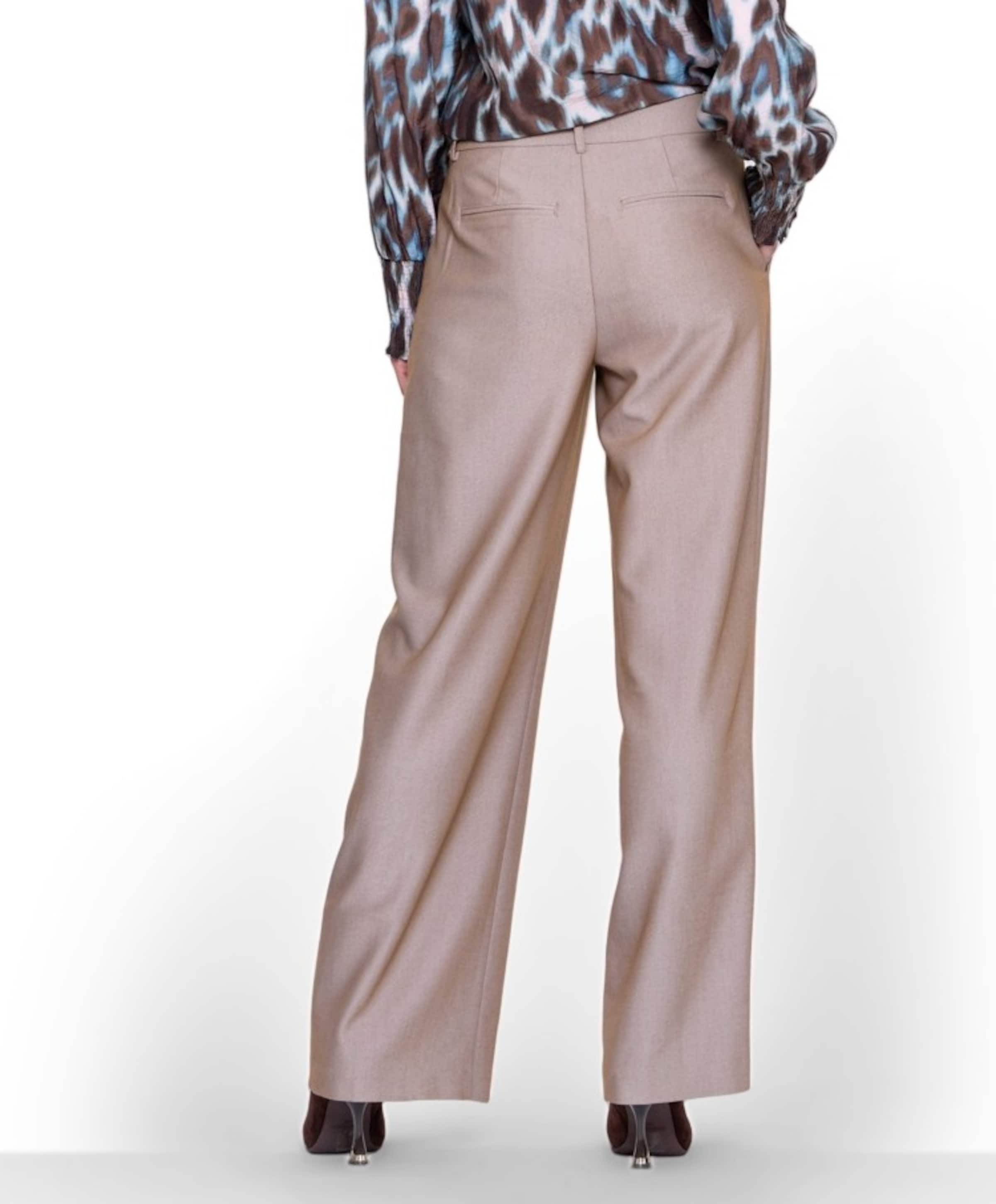 Geisha Fancy waistband dames broek beige