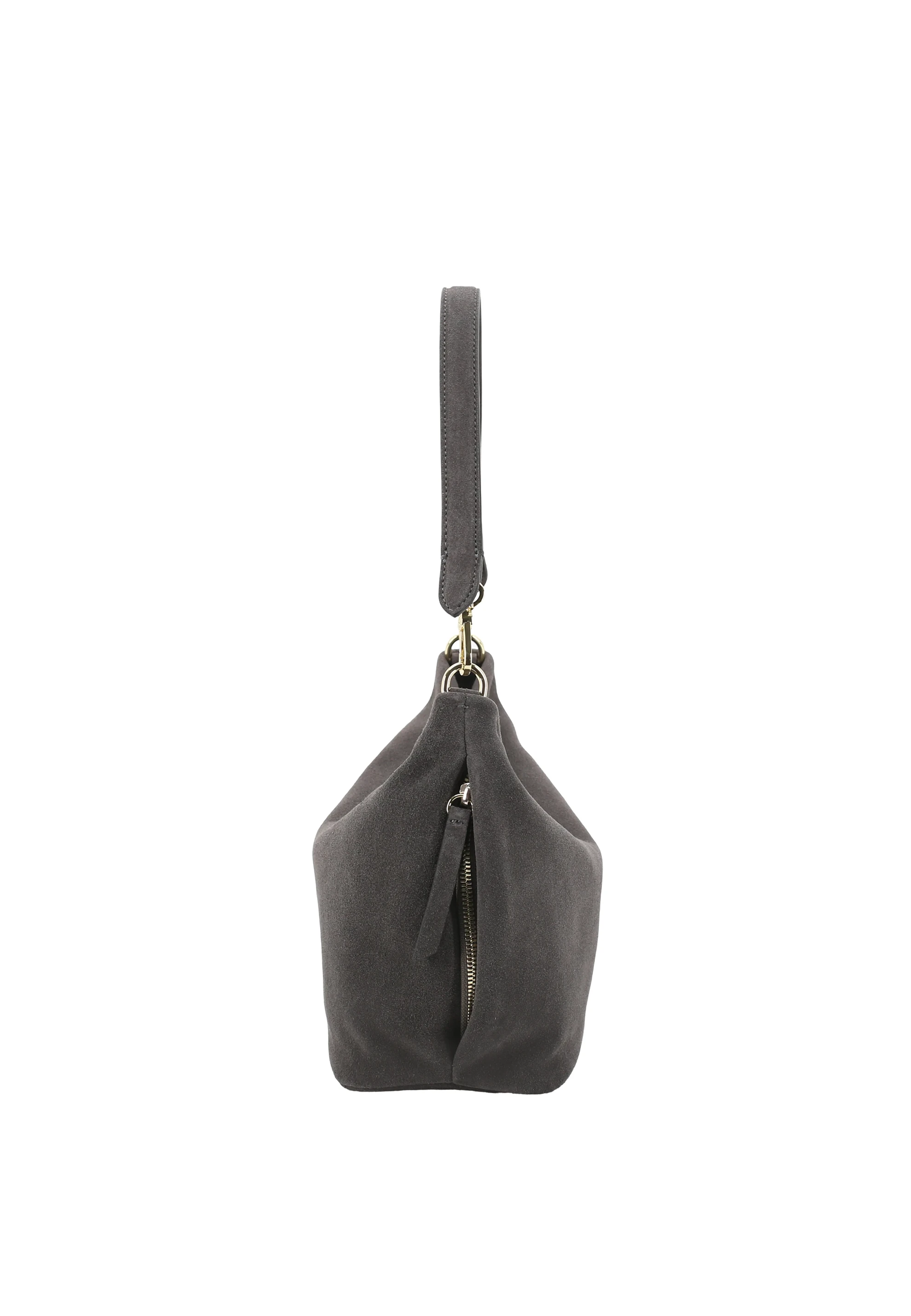 Hobo EBONY SMALL Leather Suede Standard