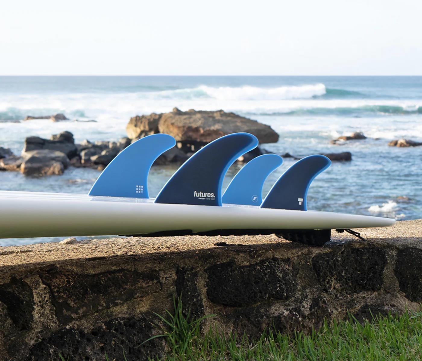 Futures Twiggy Bige Wave Fiberglass - Navy Blue - Combo - L
